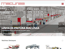 Tablet Screenshot of maclinea.com.br